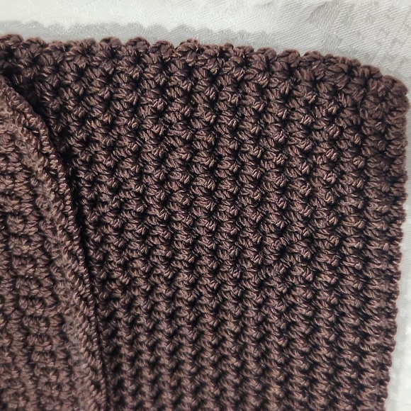 The Sak Crochet Crossbody Purse Dark Brown - Picture 2 of 9